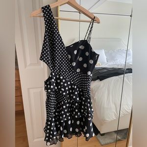 BCBG MAXAZRIA Cut-Out Mini Dress